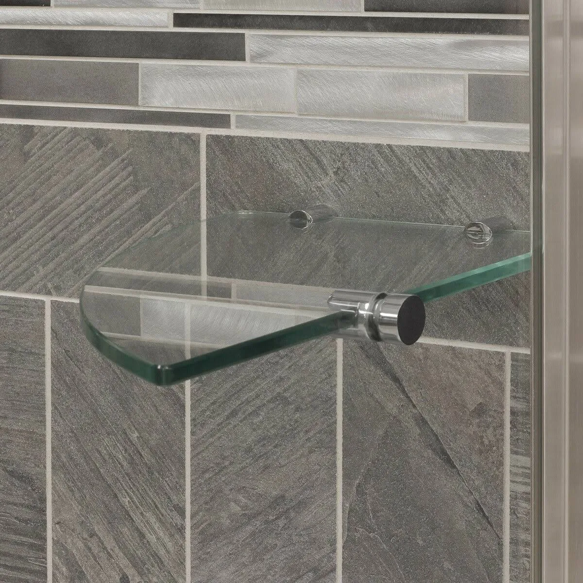 LessCare Chrome Ultra G 29-30W x 72H Pivot Swing-Out Shower Door