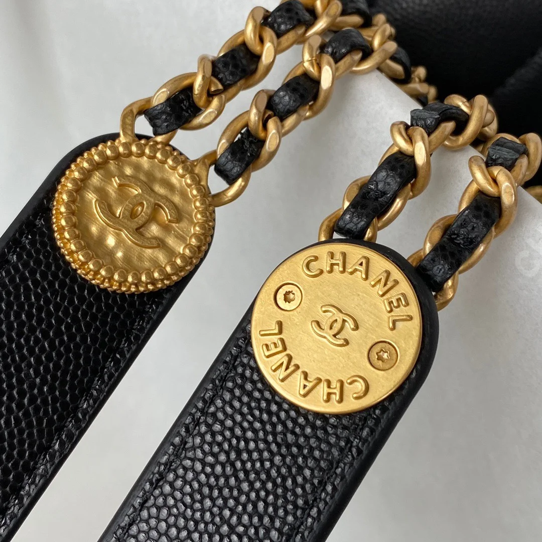 Chanel Mini Flap Bag With Top Handle Gold Hardware Black For Women, Women&rsquo;s Handbags, Shoulder Bags 7.9in/20cm AS2431