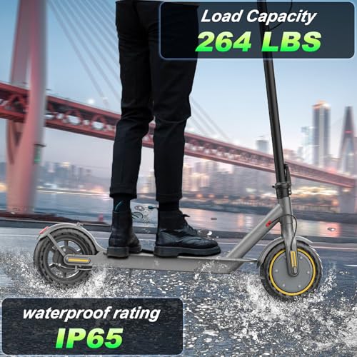 E Scooter for Adults 19-22 MPH 350/500W Motor 281/441Wh Battery,8.5"/10" Tires,Motorized Scooter Up to 22 Miles Range