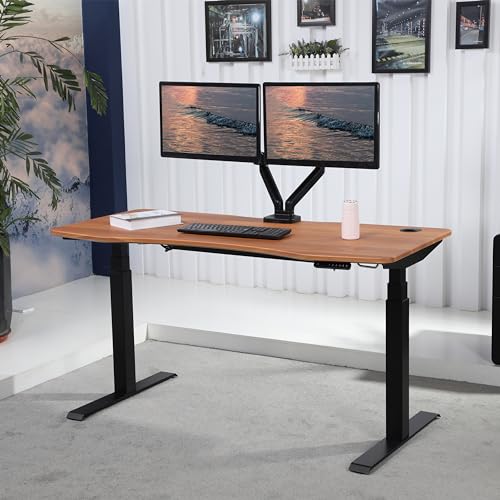 ApexDesk K Series 71" Height Adjustable Standing Desk with Memory Controller, White