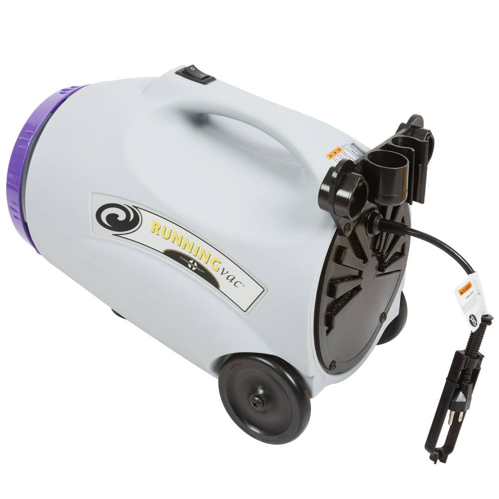 ProTeam 107150 RunningVac 10 Qt. Canister Vacuum W- Xover Multi-Surface Telescoping Wand Tool Kit