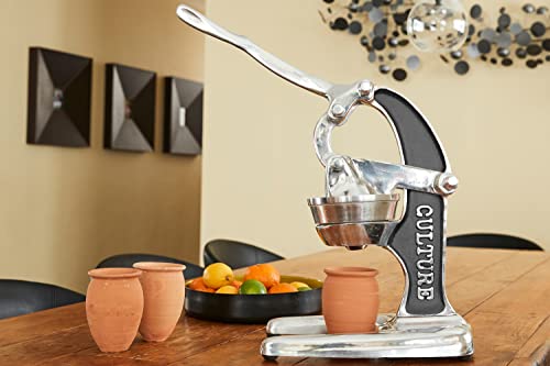 Artisan Crafted Aluminum Manual Countertop Juicer Press - Large by Verve CULTURE - Smart Home Appliances