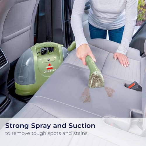 Bissell Little Green Pet Deluxe Portable Carpet Cleaner and Car/Auto Detailer, 3353, Gray/Blue - Radiant Selections