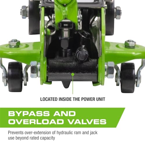 ARCAN Tools 3-Ton Quick Rise Aluminum Floor Jack with Dual Pump Pistons & Reinforced Lifting Arm (A20018_A20019)