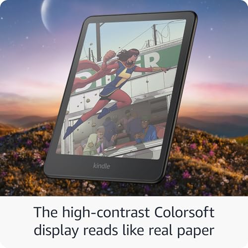 Amazon Kindle Colorsoft 16 GB (newest model) &ndash; With color display and adjustable warm light &ndash; No Ads &ndash; Black
