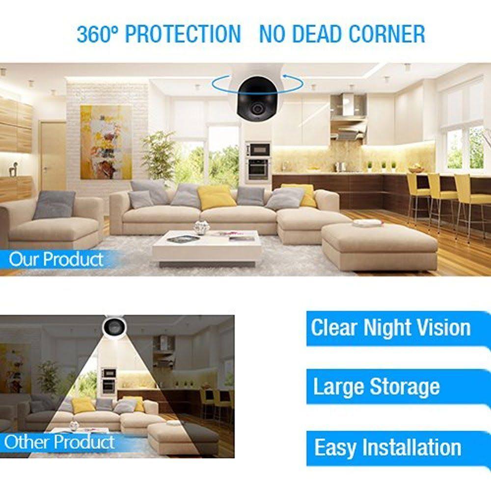 Tenvis HD IP Camera - Wireless IP Camera with Two-Way Audio, Night Vision Camera