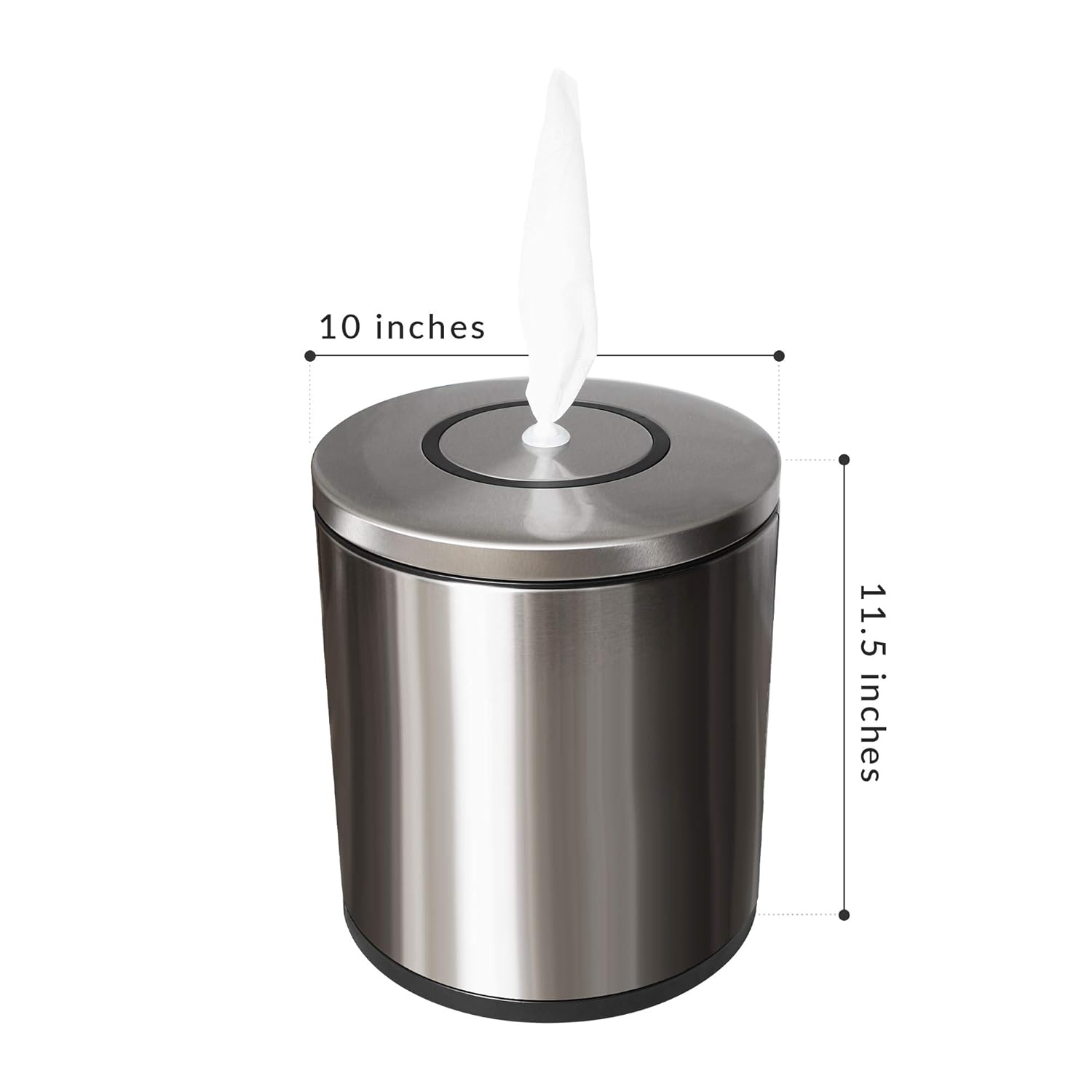 Monkey Movement Stainless Steel Countertop Wipe Dispenser - Fits Wipes on Rolls - Perfect for Fitness Clubs, Schools/Daycares