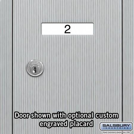 Salsbury Industries 3503ASU Vertical Mailbox - 3 Doors - Aluminum - Surface Mounted - USPS Access