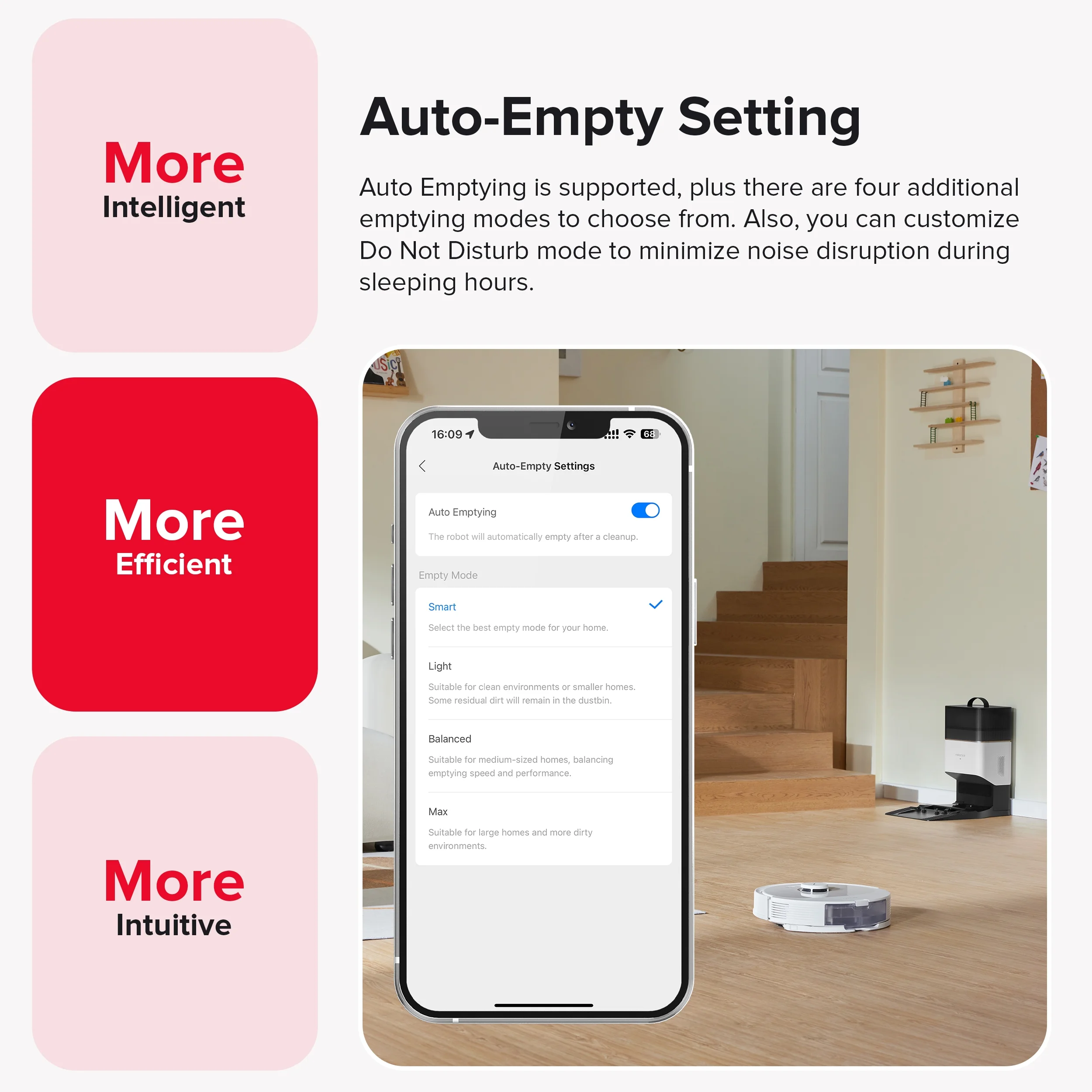 Roborock Q8 Max+ Robot Vacuum and Mop with Self-Emptying, Obstacle Avoidance, LiDAR Navigation, 5500Pa Suction Power, and App Control