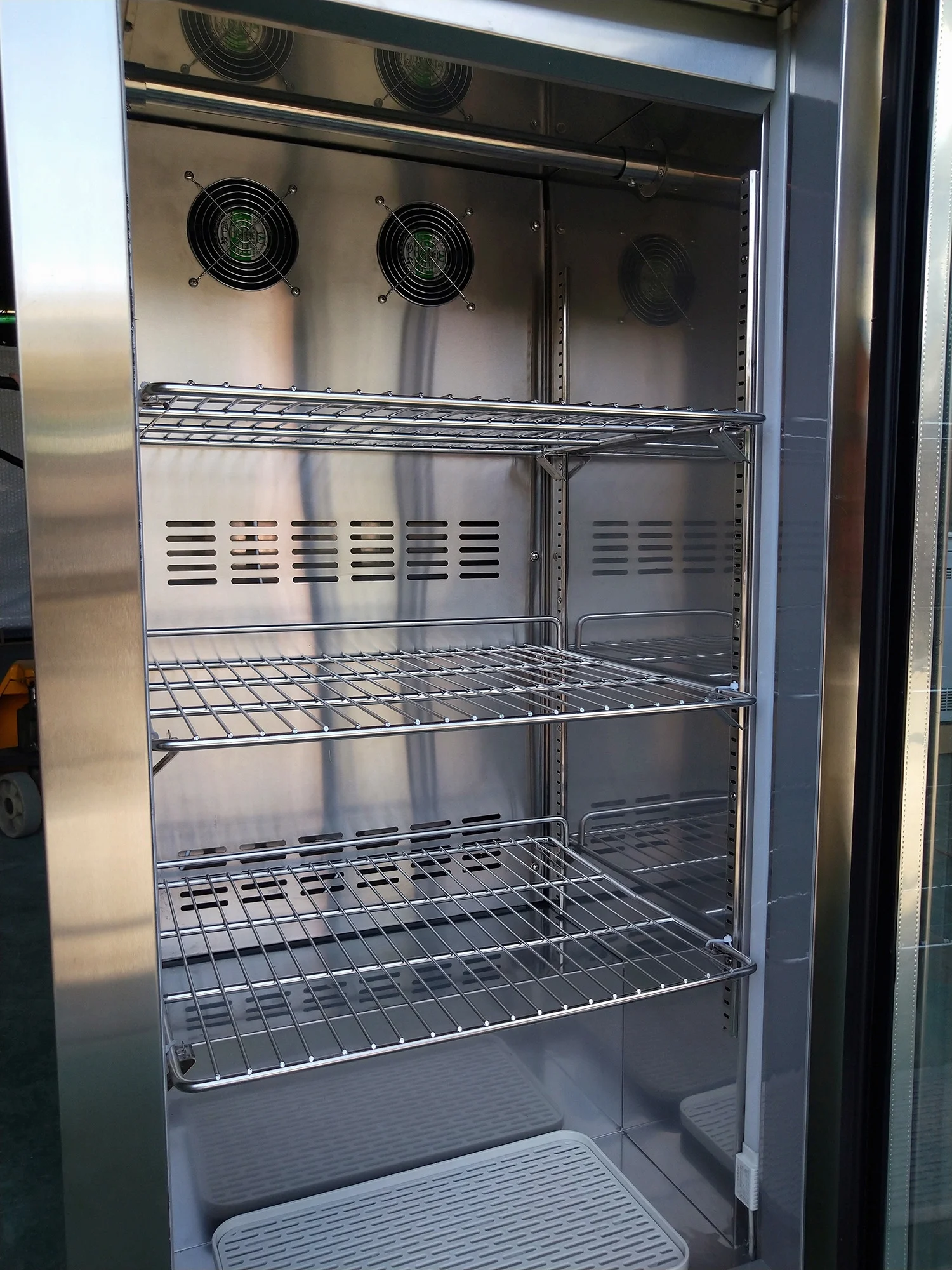 Kolice Commercial Dry Aged Beef Fridge, Steak Aging Cabinet, Aging Beef Display Showcase-268L,4 Tiers