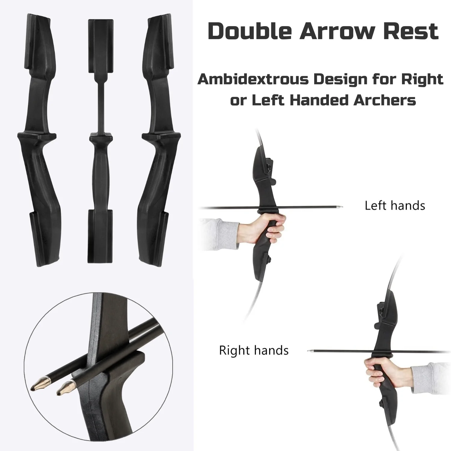 SHARROW Archery Takedown Recurve Bow and Arrow Set Left/Right Hand Longbow Kit Beginner Outdoor Hunting Shooting Practice 30lb 40lb