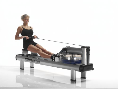 WaterRower M1 Rowing Machine with S4 BLE Monitor | USA Made Water Rower | Original Handcrafted Erg Row Machine for Home Use & Gym