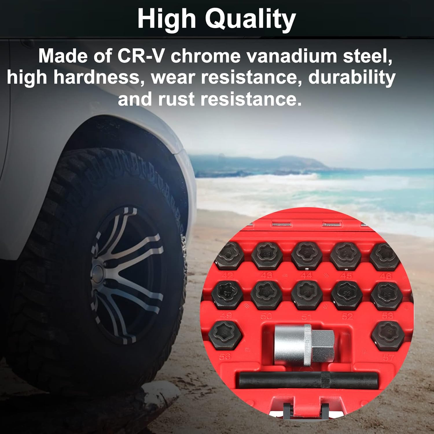 CATUDIY Automotive Wheel Lock Removal Kit Locking Lug Nuts Compatible for BMW Series