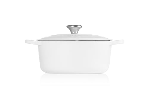 Le Creuset Enameled Cast Iron Signature Round Dutch Oven, 5.5 qt., Cerise