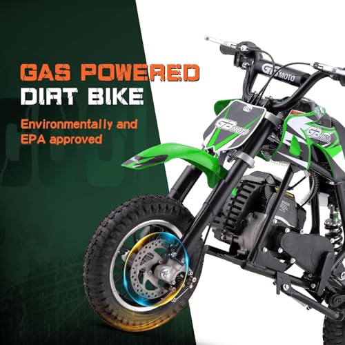Superrio 49CC 2-Stroke Gas Power Mini Dirt Bike Dirt Off Road Motorcycle (Red)