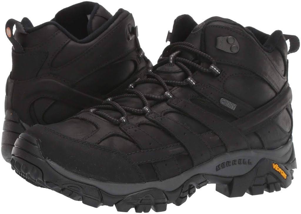 Merrell Men&s Moab 2 Prime Mid Waterproof, Size: 7.5, Black