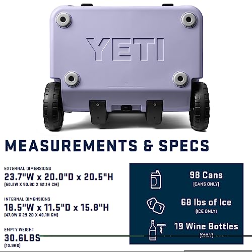 YETI Roadie 60 Wheeled Cooler with Retractable Periscope Handle