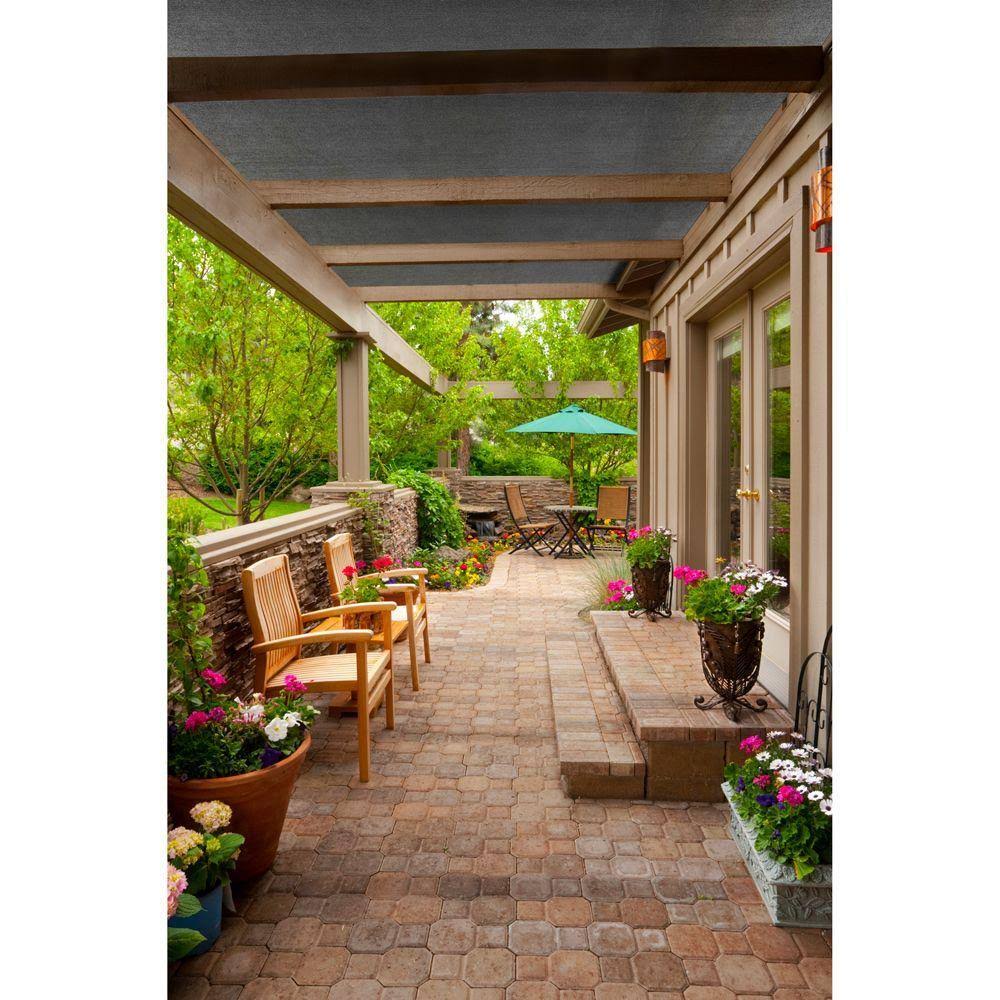 Easy Gardener 6 ft. x 50 ft. Sun Screen Fabric Shade Canopy in Harvest Wheat , H