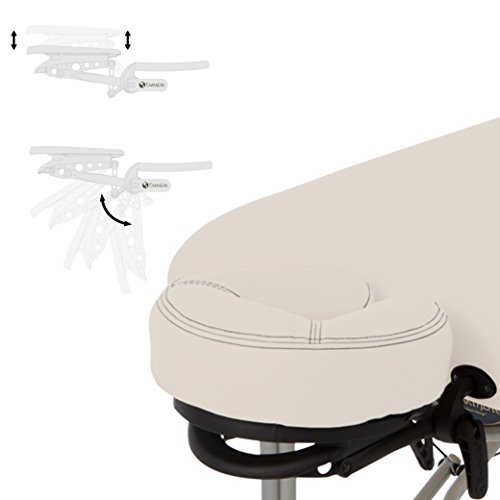 EARTHLITE Portable Massage Table LUNA - Ultra-Lightweight, Patented Aluminum Reiki Frame incl. Flex-Rest Face Cradle & Carry Case (29lb)