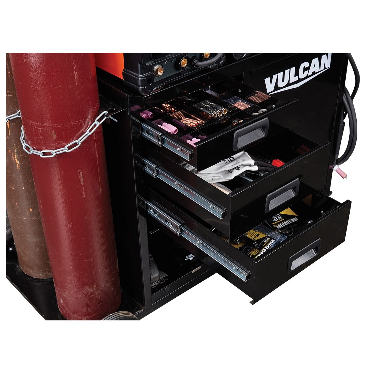 VULCAN 500 lb. Capacity Heavy Duty Large Welding Cabinet