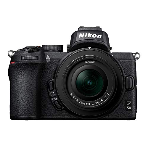 Nikon Z 50 with Two Lenses | Compact mirrorless stills/video camera with wide-angle and telephoto zoom lenses | Nikon USA Model