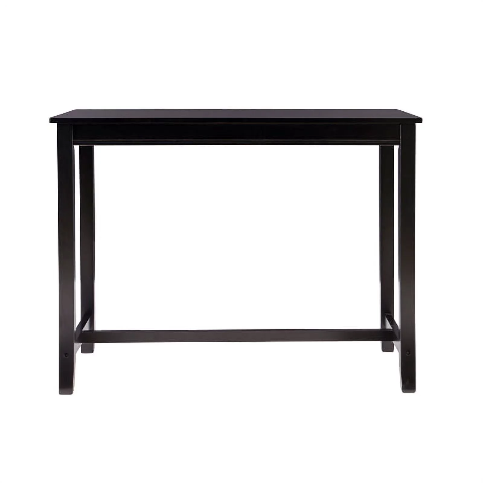 Linon Claridge 36" Wood Counter Height Pub Table in Black
