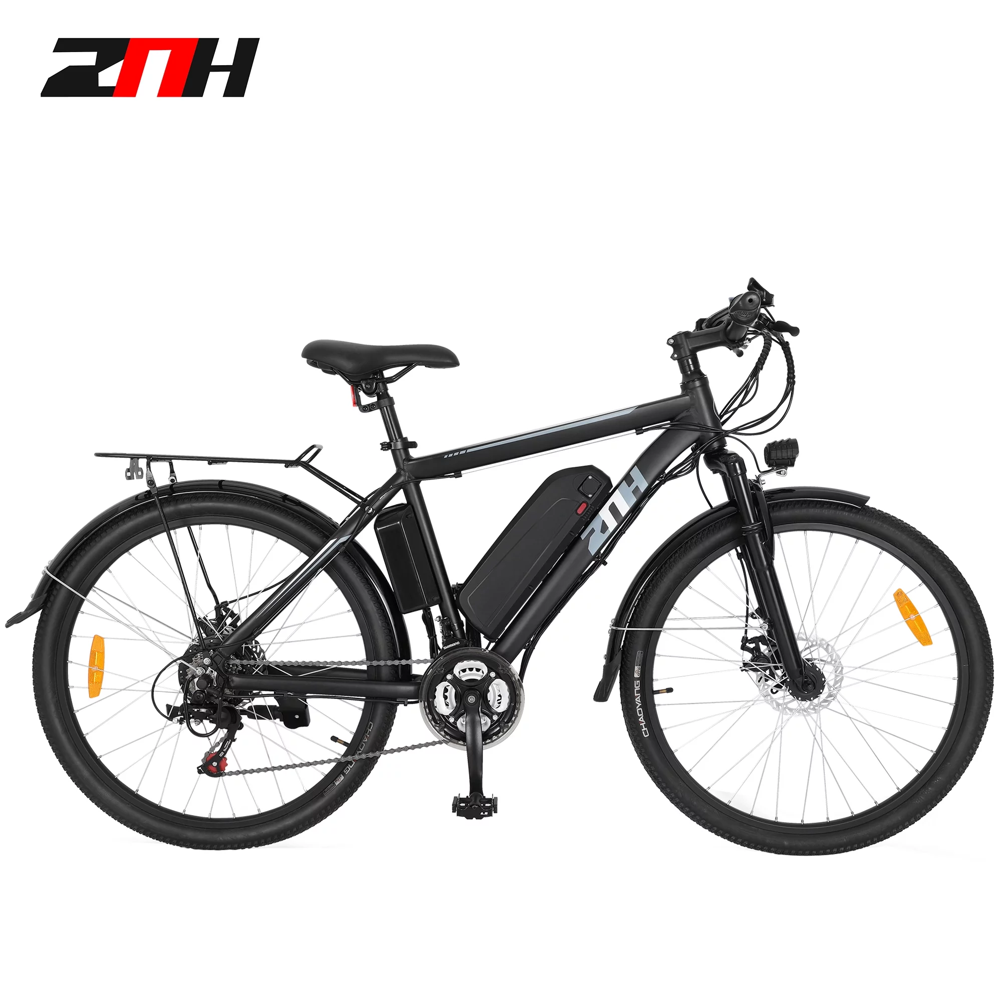 ZNH Electric Bike 26 Electric Mountain Bicycles 350W Motor E bike 21 Speed 36V 10Ah Electric Commuter Bike 20MPH Black Electric Bicycle Ebike