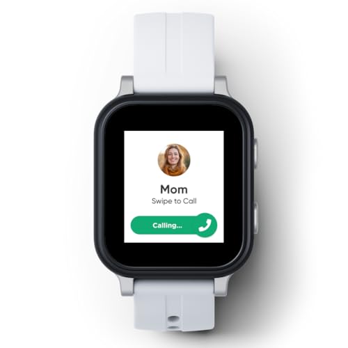 Gabb Watch 3e - GPS Tracker for Kids, Digital Smart Watch, No Social Media or Internet, Fees Required (Silver)