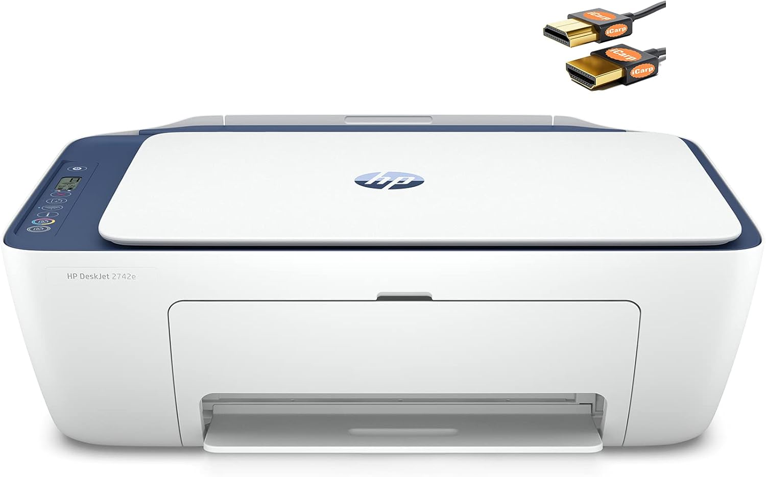 HP DeskJet 27 42e Series Wireless Inkjet Color All-in-One Printer - Print Copy Scan - Mobile Printing - WiFi USB Connectivity - Up to 7 ISO PPM