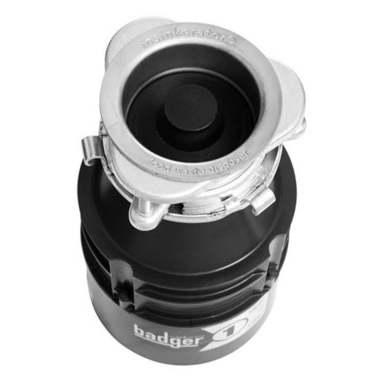 Badger 1 Compact 1/3 HP Continuous Feed Garbage Disposal