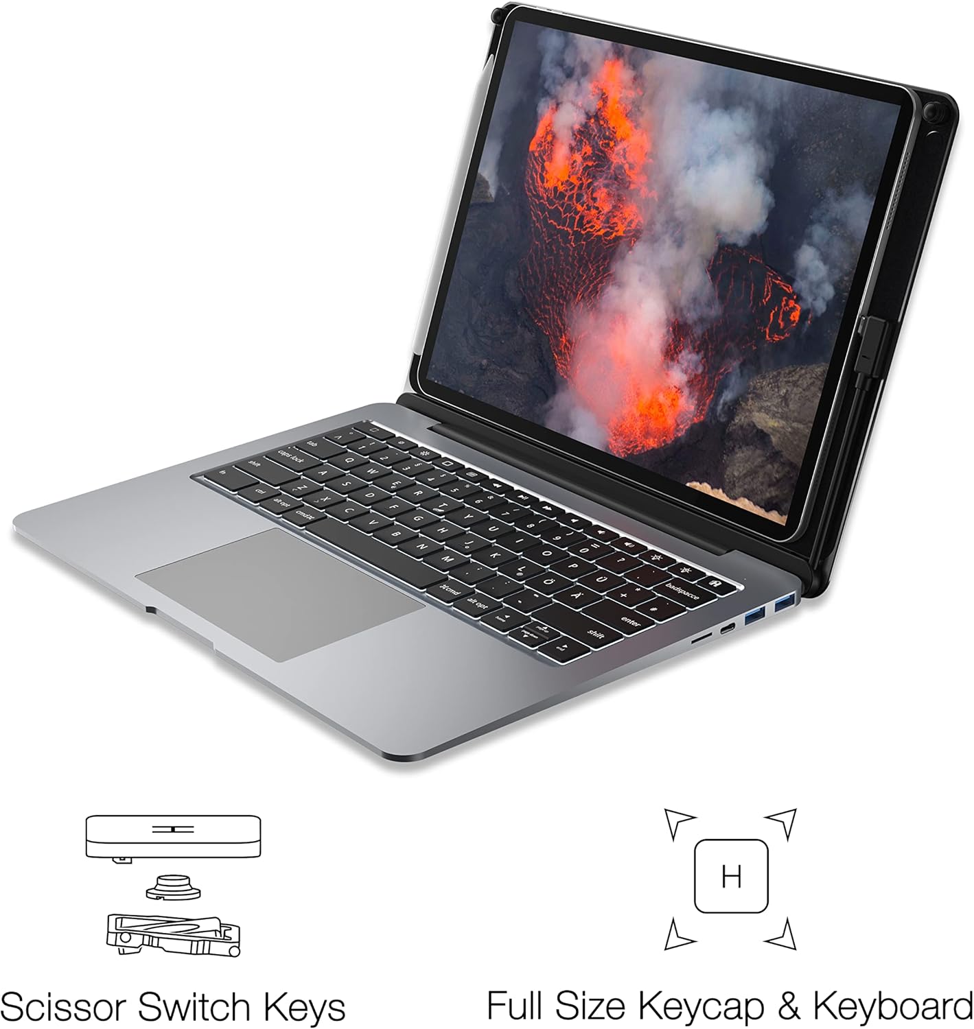 doqo Magnetic Keyboard Case for iPad Air 5th Generation(2022)/iPad Air 4th Generation(2020), iPad Pro 11 2018/2020/2021