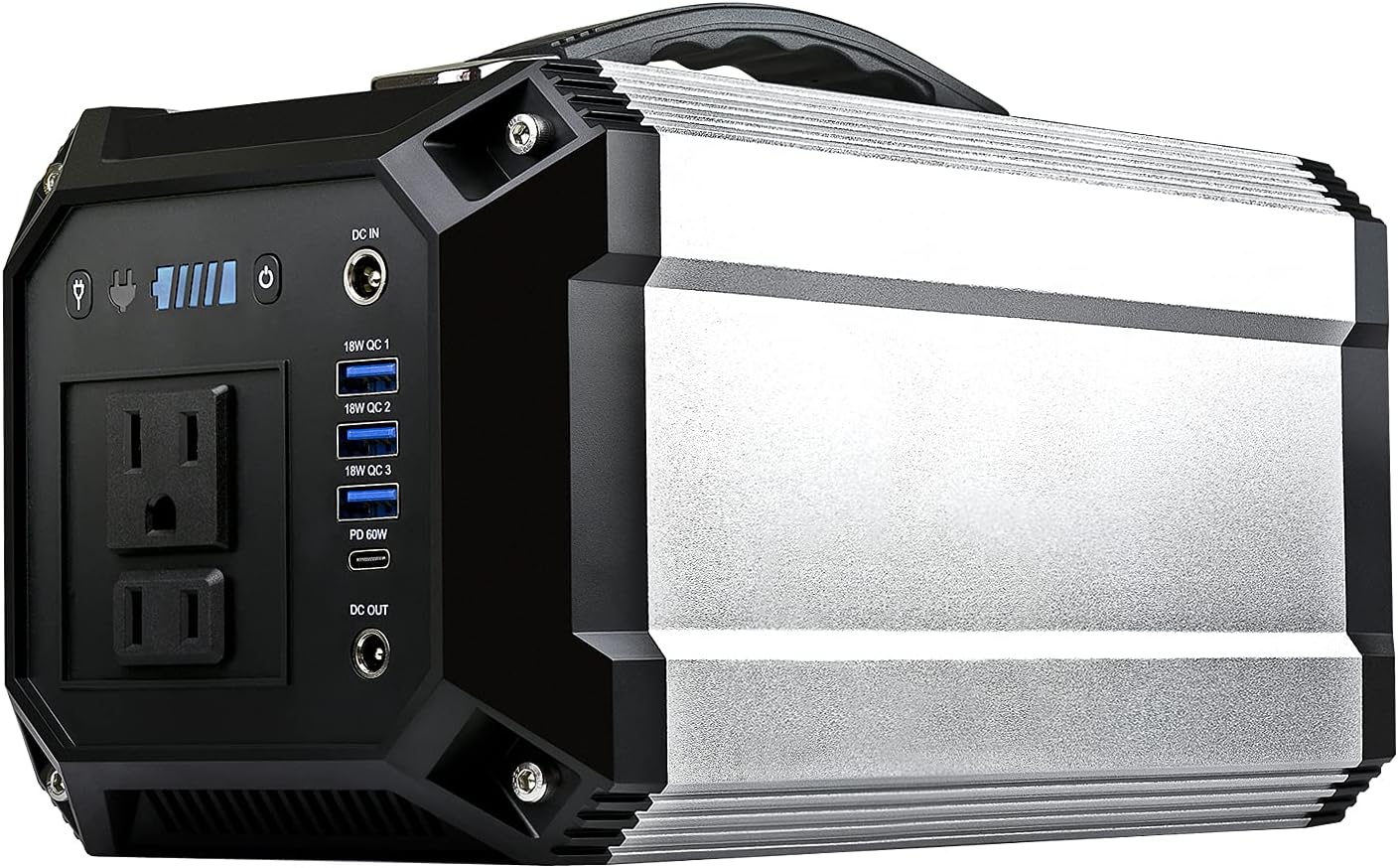 ExpertPower Upgraded Alpha300 Lithium Portable Power Station, 333Wh Solar Generator with 300W AC Output, USB, 12V DC for Outdoor