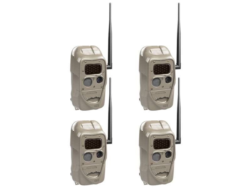 Cuddeback CuddeLink Black Flash Trail Camera - 4 Pack