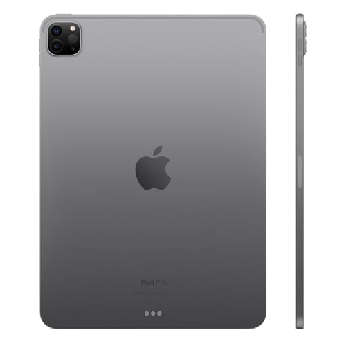 2022 Apple iPad Pro (11-inch, Wi-Fi, 128GB) - Space Gray (Renewed)