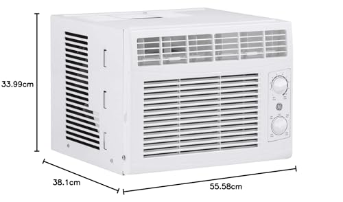 GE Window Air Conditioner Unit, 6,000 BTU for Small Rooms up to 250 sq ft. with Adjustable Fan and Cooling Settings