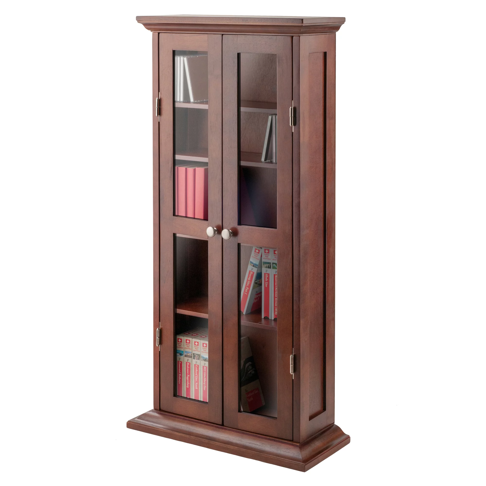 Winsome Wood Holden Media Cabinet, Walnut Finish