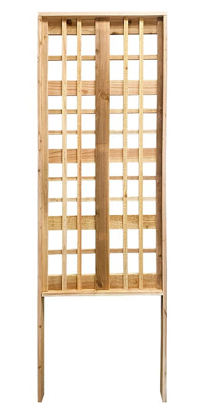 Premium Cedar Griffin Trellis by Prime Retreat, Brown, 68"H