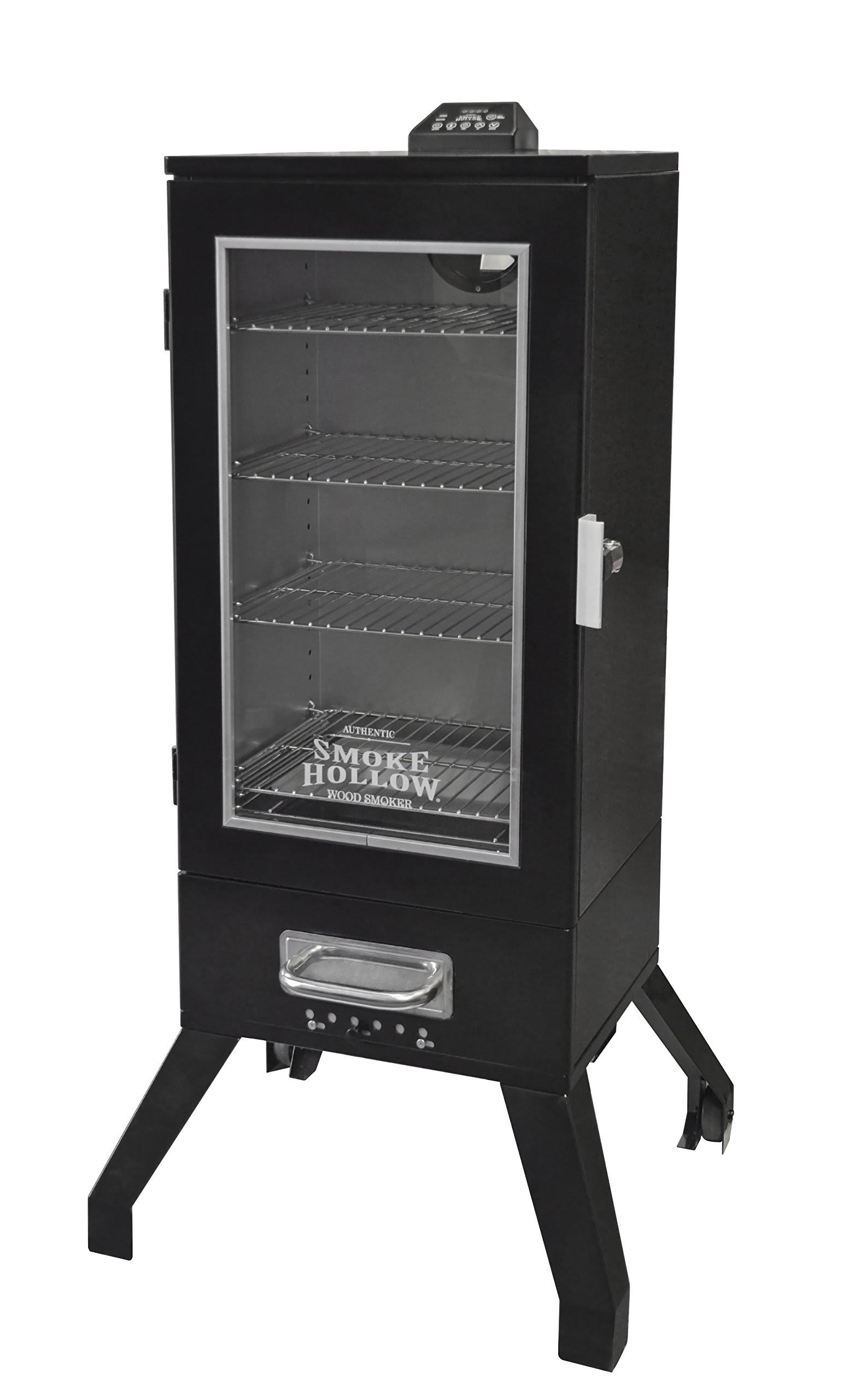 Smoke Hollow Digital Electric Smoker with Window, Black