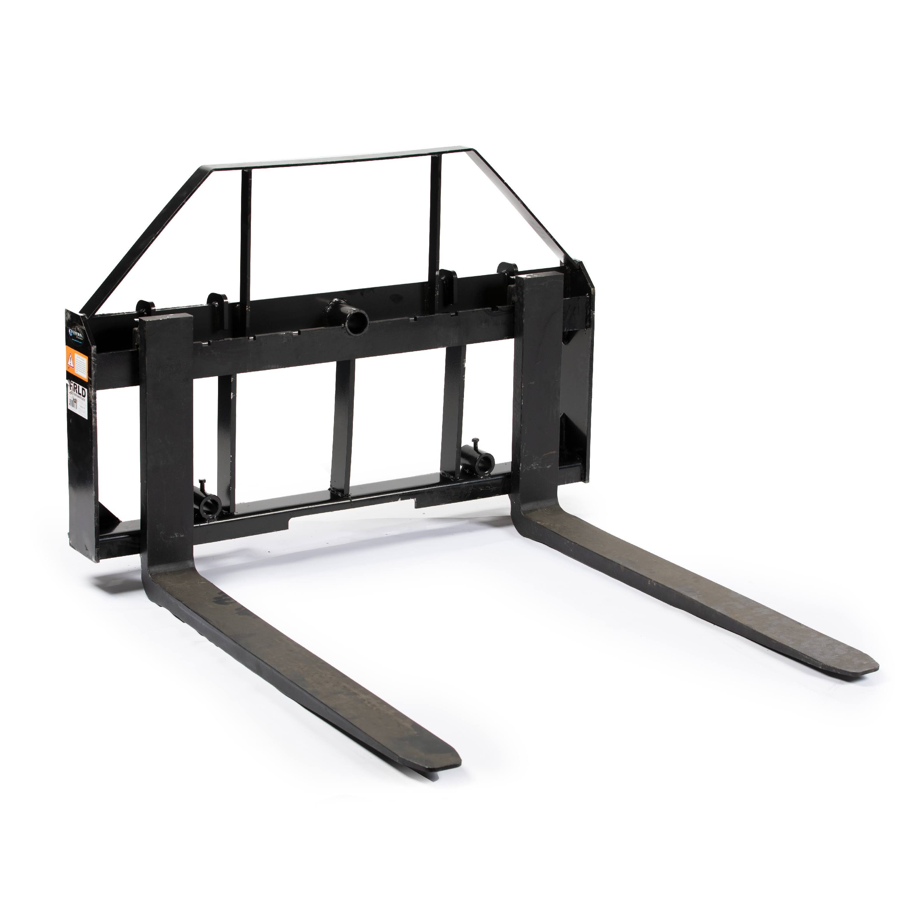 Titan Attachments 42" Pallet Fork Attachment Tractor Kubota Holland Skid Steer Quick Tach - Megean