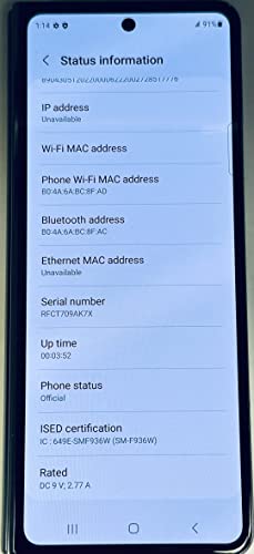 SAMSUNG Galaxy Z Fold 4 5G US Version, 512GB, Burgundy - Unlocked (Renewed)