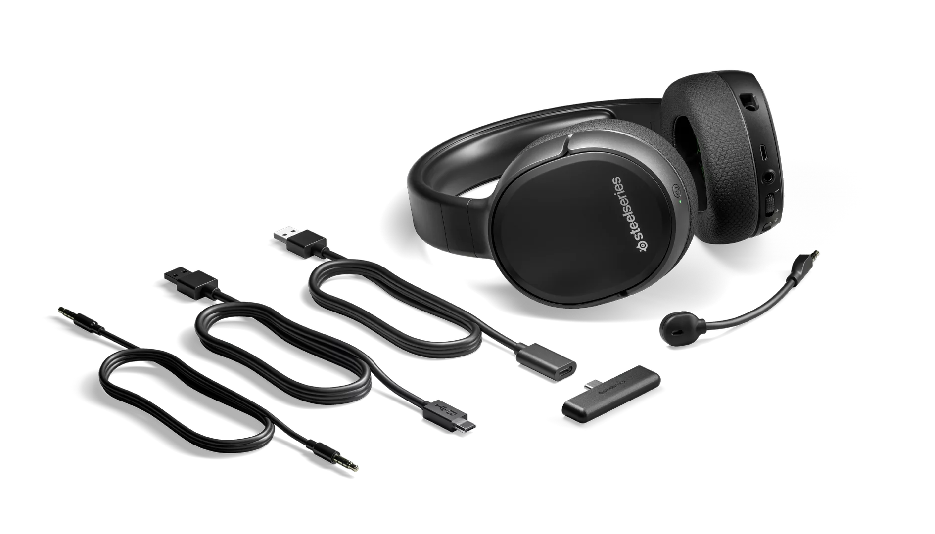 SteelSeries Arctis 1 Wireless Gaming Headset for Xbox – USB-C Wireless – Detachable ClearCast Microphone – for Xbox One, Series X, PS4/PS5, PC