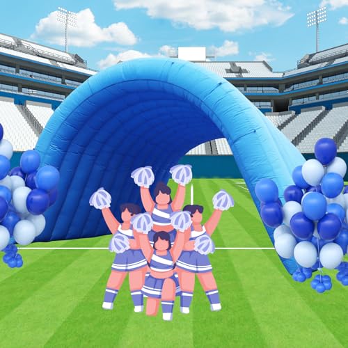 Inflatable Tunnel Sports Tunnel Entrance with Blower Football Tunnel Tent Entryway for Business Advertise Party Exhibition Promotion Street,Shop