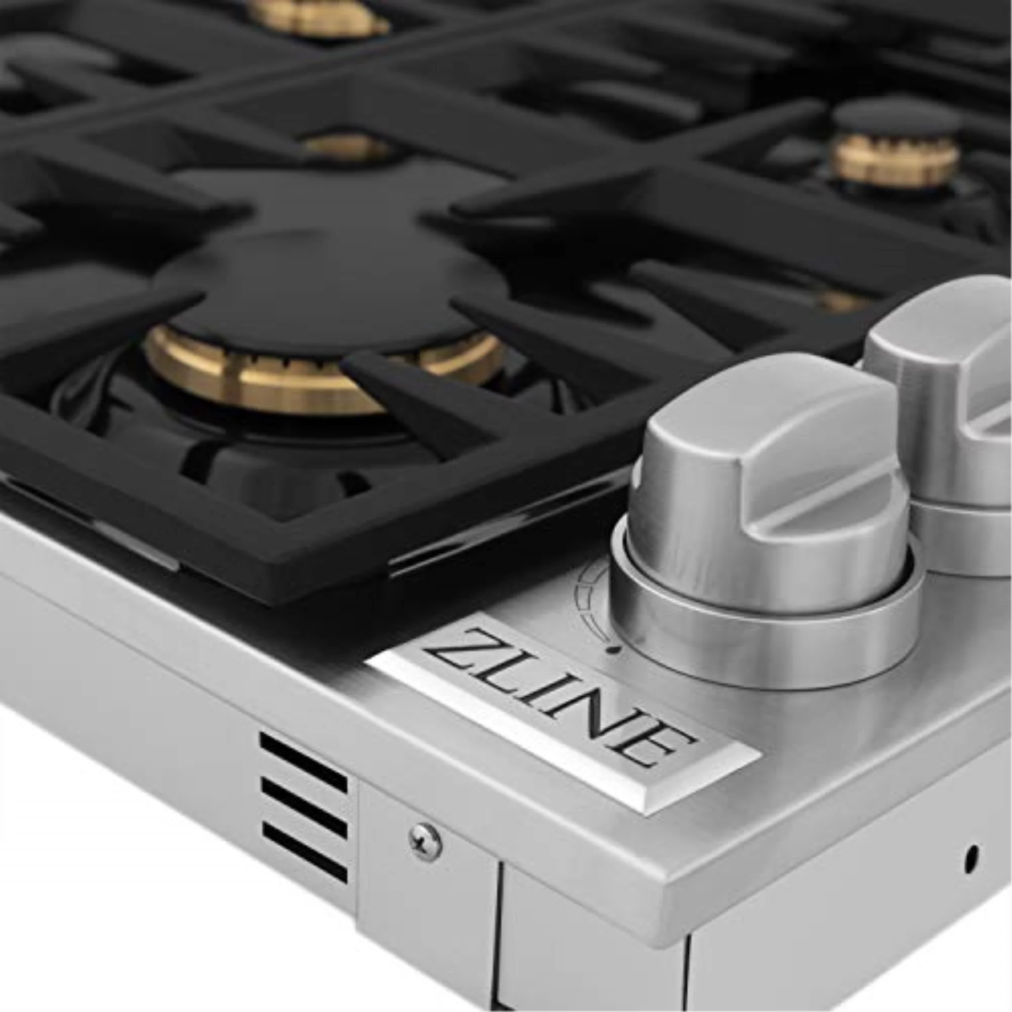 ZLINE 36 in. Dropin Cooktop with 6 Gas Burners and Black Porcelain Top (RC36-PBT)
