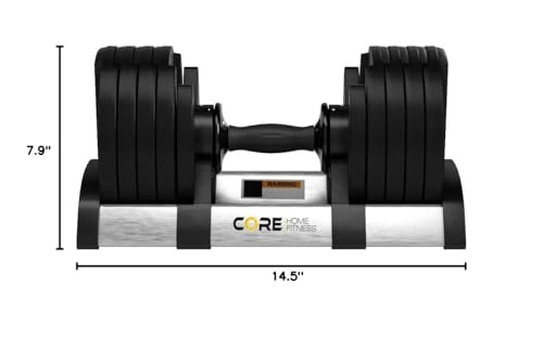 Core Fitness&reg; Adjustable Dumbbell Weight Set by Affordable Dumbbells