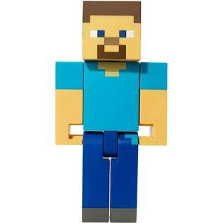 Mattel Minecraft Steve Large Scale Action Figure Poseable Collectible Mattel