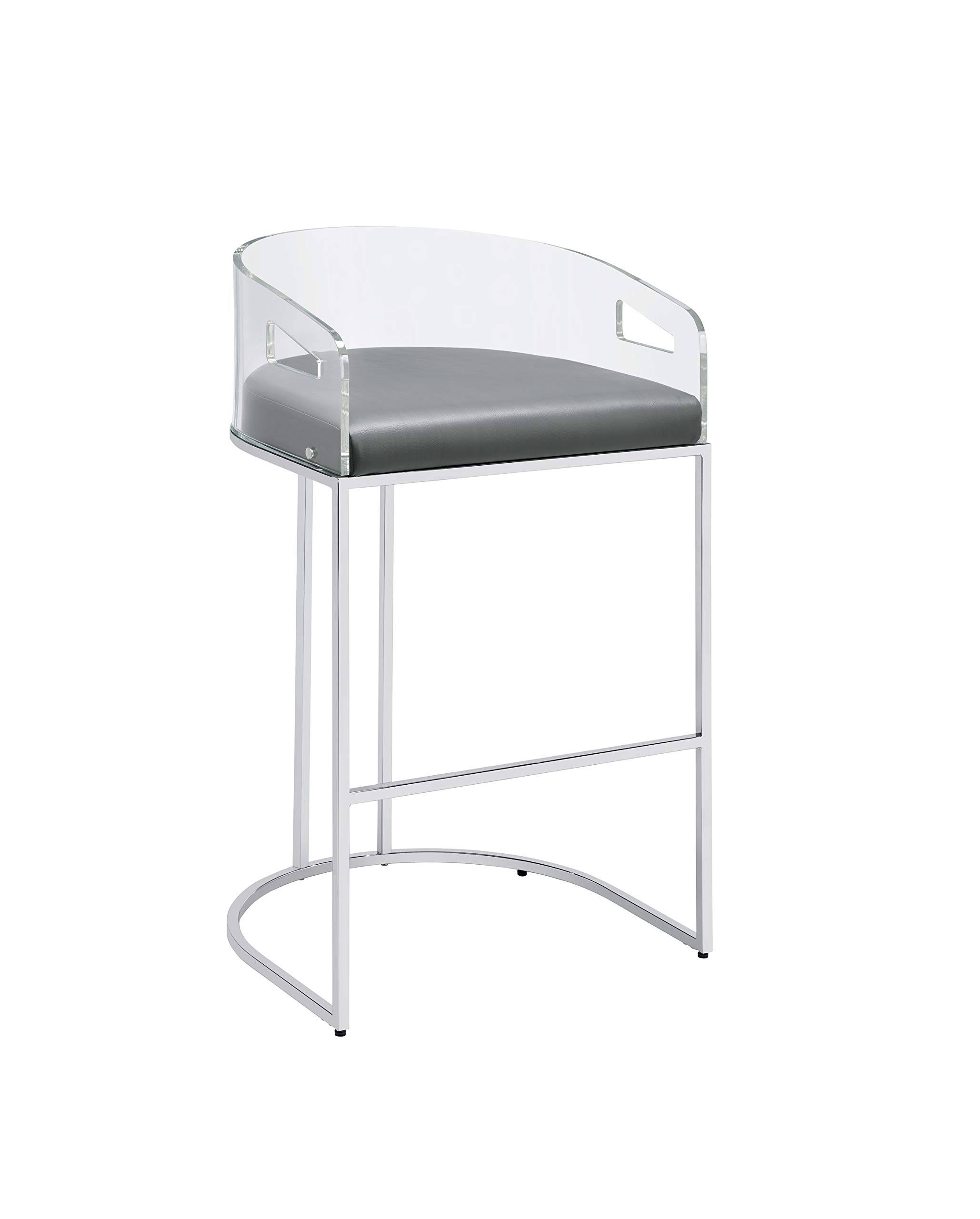 Coaster Furniture 183406 Grey Bar Stool Set of 2