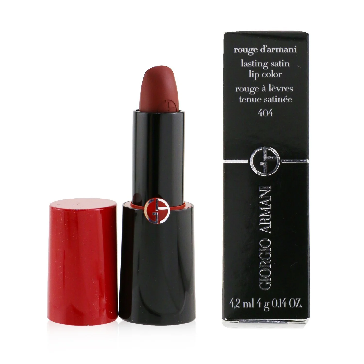 Giorgio Armani Rouge d'Armani Lasting Satin Lip Color - # 602 Night Viper  4g/0.14oz
