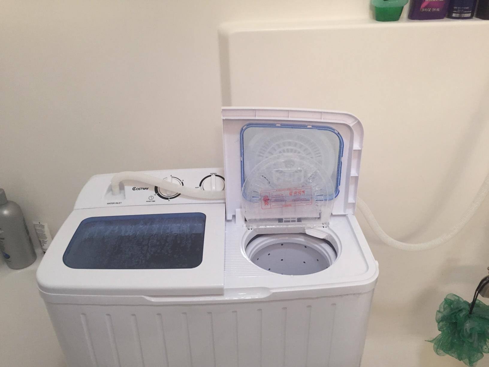 Giantex Portable Mini Compact Twin Tub 11lb Washing Machine Washer Spin Dryer