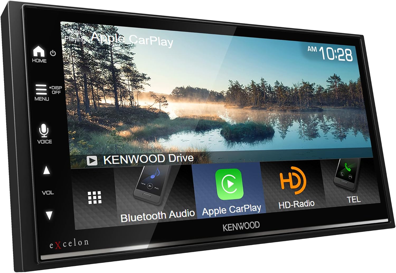 KENWOOD DMX709S eXcelon 6.95-Inch Capacitive Touch Screen, Car Stereo, CarPlay and Android Auto, Bluetooth, AM/FM HD Radio, MP3 Player, USB Port
