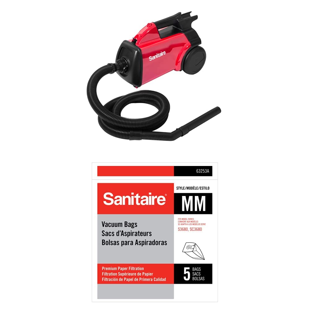 Sanitaire SC3683D Canister Vacuum, Red